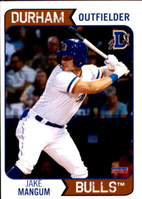 2024 Durham Bulls Choice #12 Jake Mangum Flowood Mississippi MS NM Baseball Card