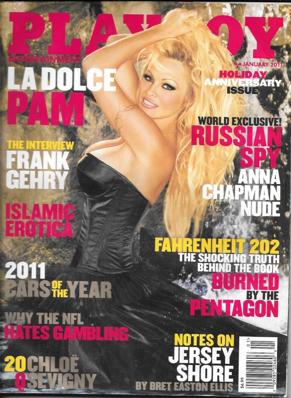 Playboy Magazine January 2011 Anna Sophia Berglund Playmate PAM ANDERSON