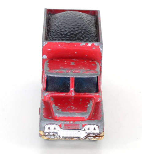Husky Guy Warrior Coal Truck RARE RED Toy Vintage Diecast - Picture 2 of 11