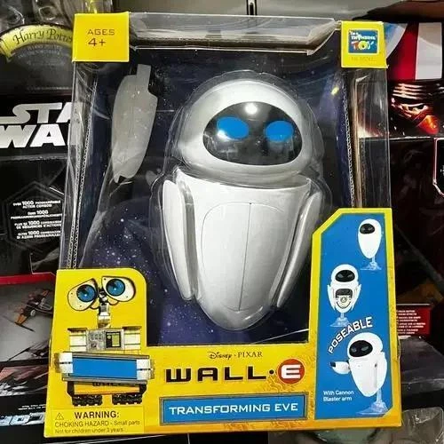 New Robot Toy Wall E Thinkway Toys Original Transforming Eve Action Figure Model - Picture 14 of 18