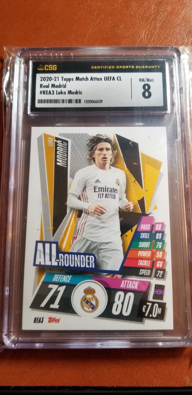 LUKA MODRIC 2020 Topps ALL ROUNDER SP Croatia Real Madrid CSG 8