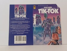 TIK-TOK by JOHN SLADEK Buyer's SAMPLE Prototype PAPERBACK PROOF COVER AI robots
