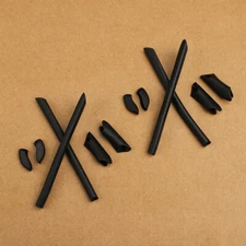 Black Replacement Rubber Kit Ear Socks Nose Pads for Oakley Half Jacket XLJ