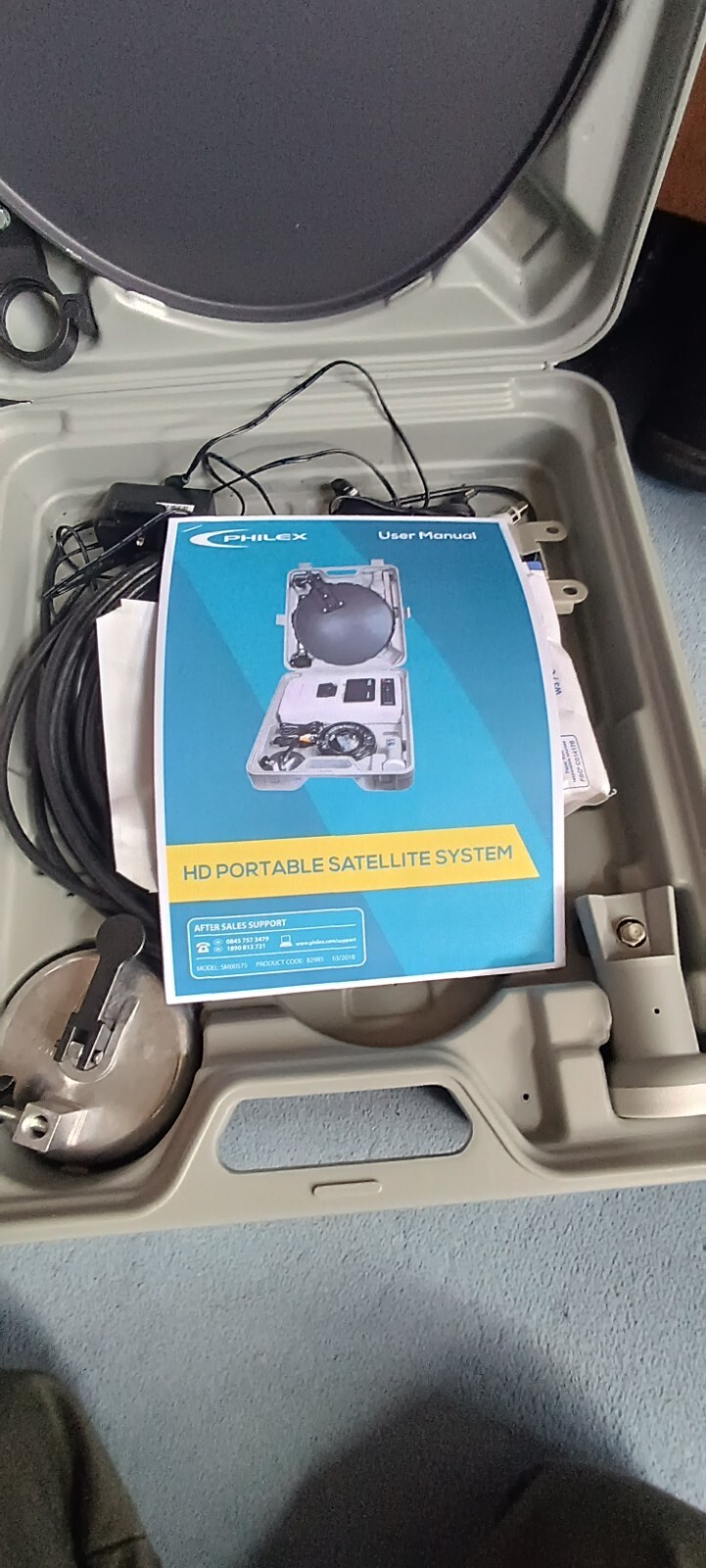 Philex Vision Portable Mini Digital Satellite System Caravan