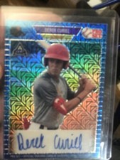 2021 Leaf Pro Set Blue Mojo Derek Curiel Rc Auto 18/20 Rookie Autograph LSU