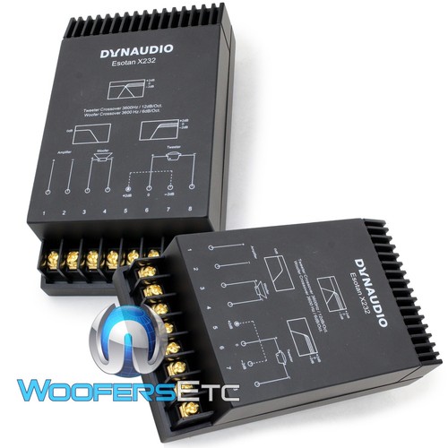 DYNAUDIO X232 ESOTAN 2-WAY CROSSOVERS for MIDWOOFERS & TWEETERS CAR AUDIO NEW - 第 1/5 張圖片