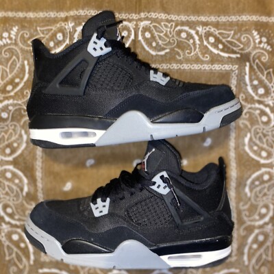 Air Jordan 4 Retro SE 'Black Canvas' | eBay