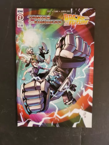 Transformers/Back to the Future #2 (November 2020, IDW) Variant Cover A 