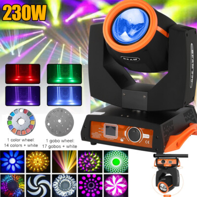 7R 230W Gobo Moving Head Light Prism Strobe Beam Sharpy DMX 16CH Stage DJ Party