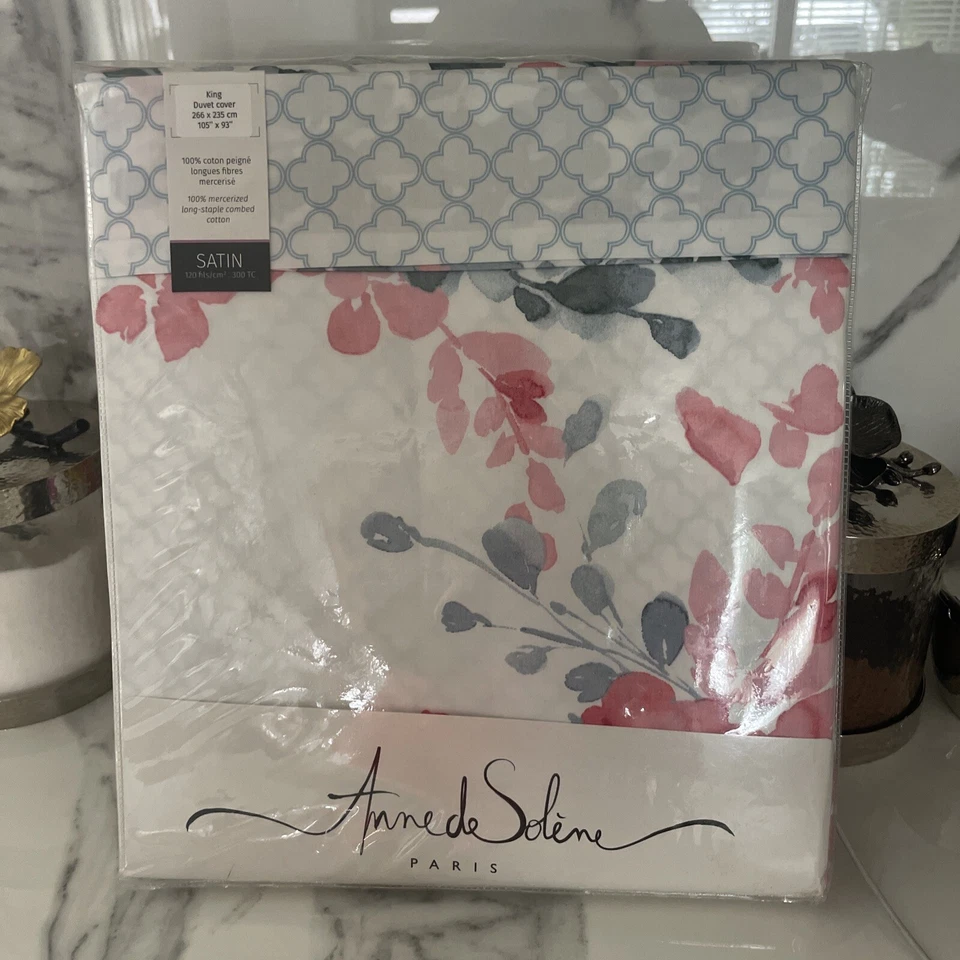 Anne De Solene Poesie Bleu King Duvet Cover Only. Brand New! - Image 4 of 4