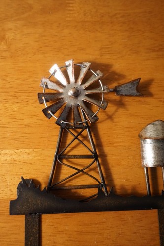 Rustic Country Primitive Windmill Garden Barn Water Tower Hook Farm House Decor - Picture 6 of 10