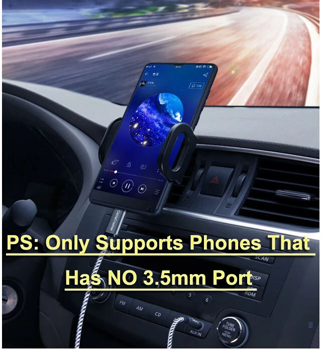 Premium USB Type-C Male To 3.5mm AUX Male Adapter Cable Stereo Audio Cord 1M 2M - Image 4 of 4