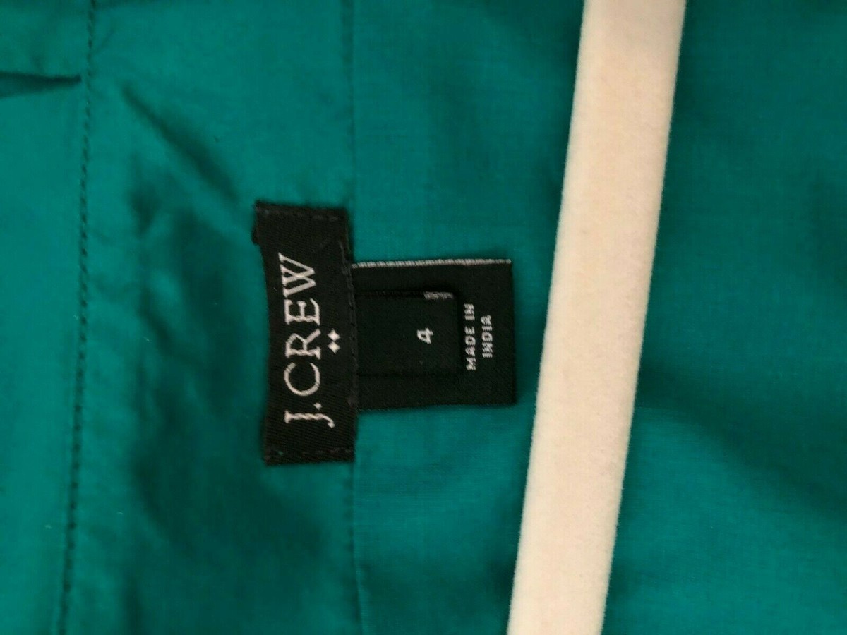j crew emerald green dress J.Crew Forest Green Tiered Cotton Shirt Dress main image 0