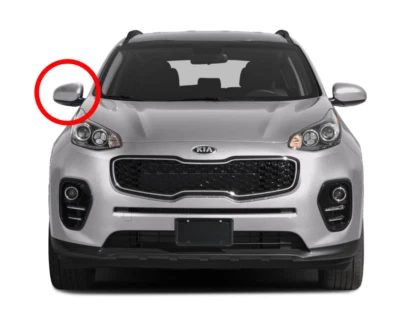Door Auto Folding Side Mirror RH (Passenger Seat) 1ea For 17 2018~ Kia Sportage - Image 1 of 4