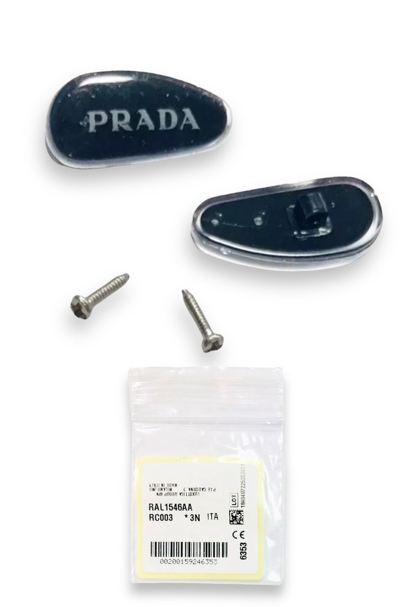 PRADA Nose Pads for Sunglasses Eyeglasses Black Silicon With