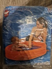 3 Ring Pool - ca 100 x 23 cm - aufblasbar - von Wehncke Happy People - NEU 