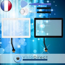Vitre ecran tactile pour Samsung Galaxy Tab 2 10.1" P5100 P5110 noir ou blanc