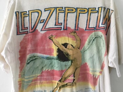 VTG Led Zeppelin Tour Shirt 1995 Jimmy Page Robert Plant Vintage