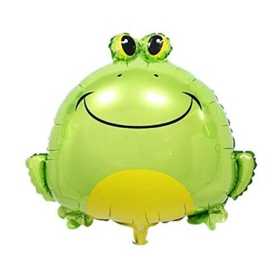 5 Stück Mini Cartoon Frosch Folienballons Party Deko Kinderzimmer Reim Requisite 007