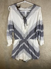 WITCHERY Casual Jumpsuit Dresses Size 8 Womens White Long Sleeve