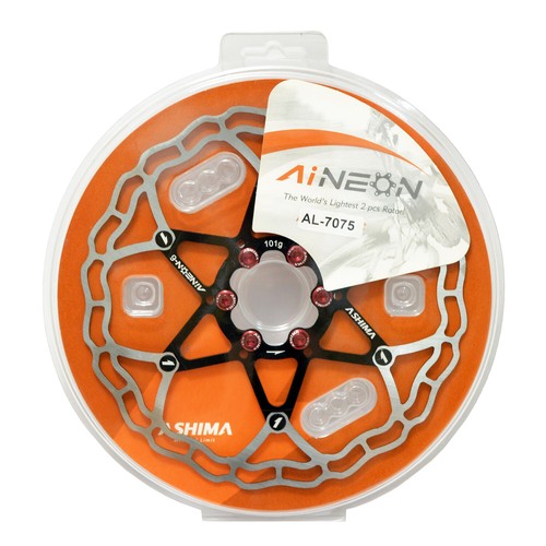 Ashima Disque ARO 10 AiNeon Disque De Frein 160 Mm 2 Pi&egrave;ces Rouge