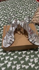 Women Low Block Heel Sandals Ankle Strap Toe Wedding Party Dress Sandals