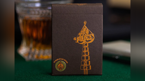 Ace Fulton's 10 Year Anniversary Tobacco Brown Playing Cards by Dan and Dave - Picture 1 of 6