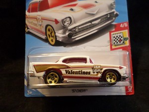 hot wheels 57 chevy valentine