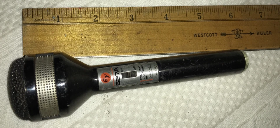 EV 627A DYNAMIC CARDIOID HI-Z MIC MICROPHONE ELECTRO VOICE INC Works Tested - Image 2 of 4