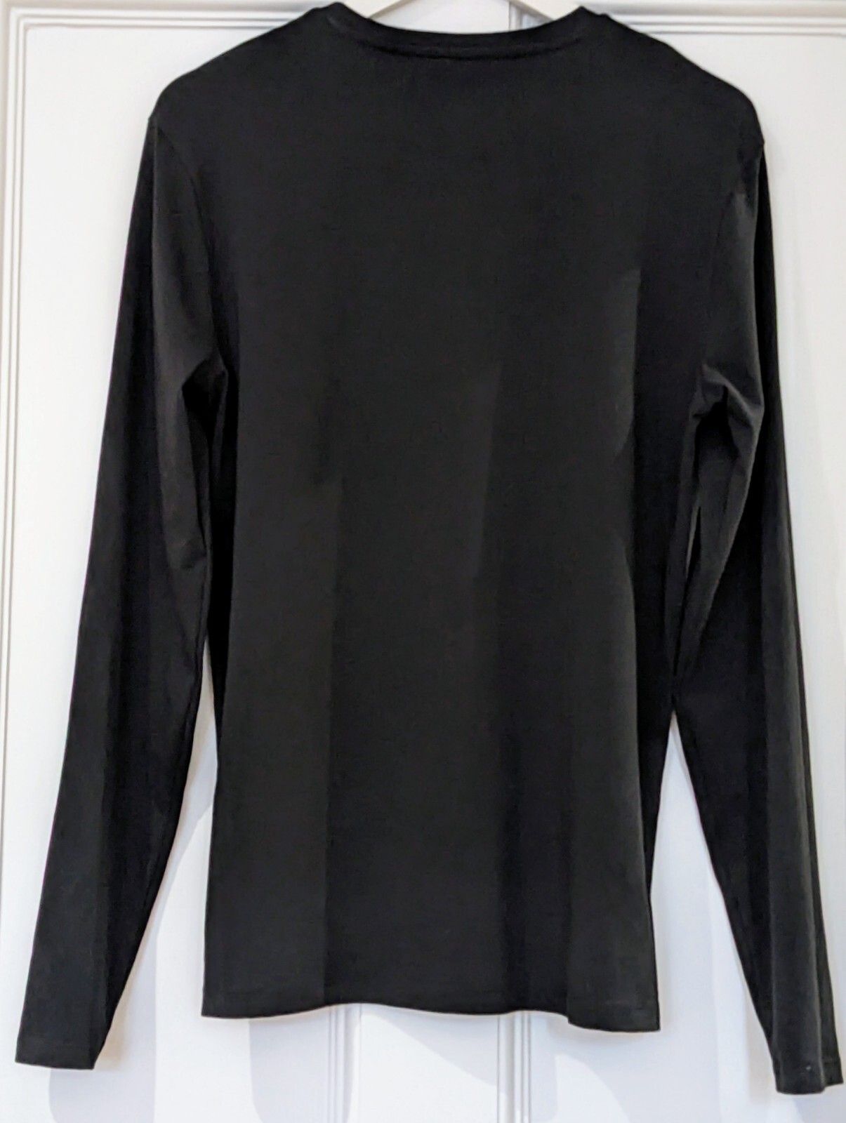Zara Men's Long Sleeve Black Slim Fit 96 Cotton 4 Elastane Base Layer