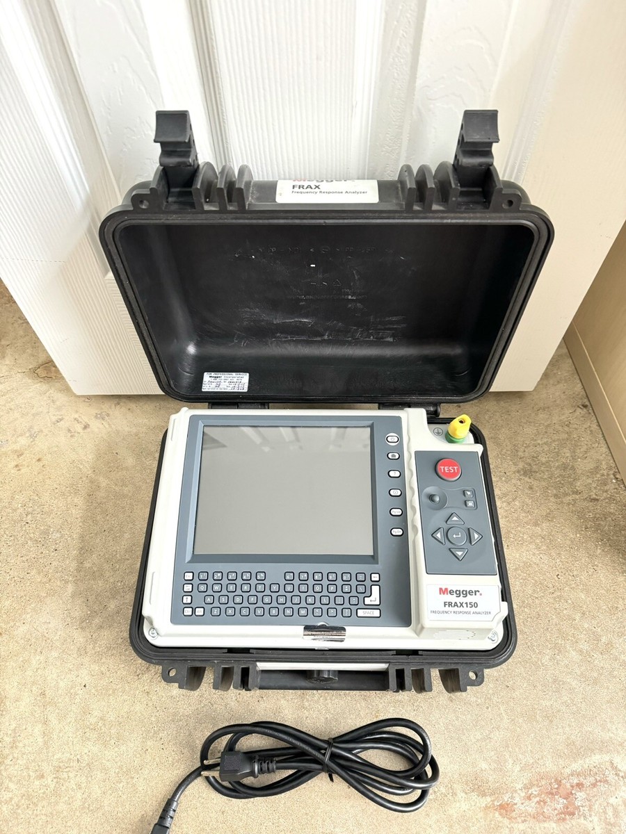 MEGGER FRAX 150 FREQUENCY RESPONSE ANALYZER (CALIBRATED 2018) FREE