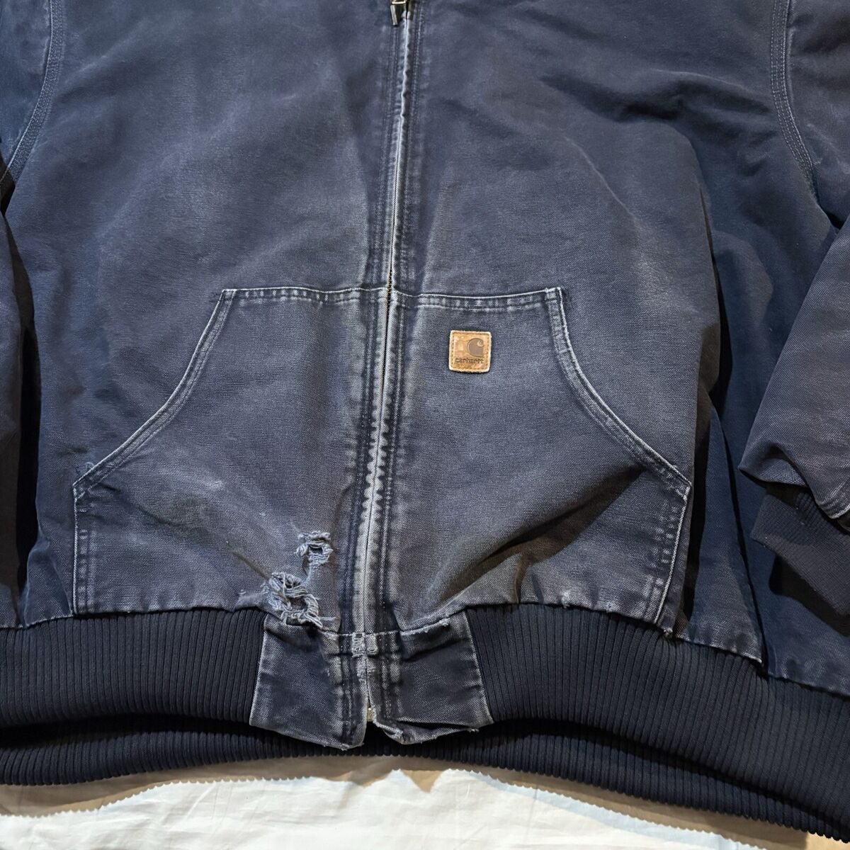 Carhartt J130 MDT Duck Canvas Jacket size 5XL Distress Fade Carhartt J130 MDT Duck Canvas Jacket size 5XL Distress Fade
