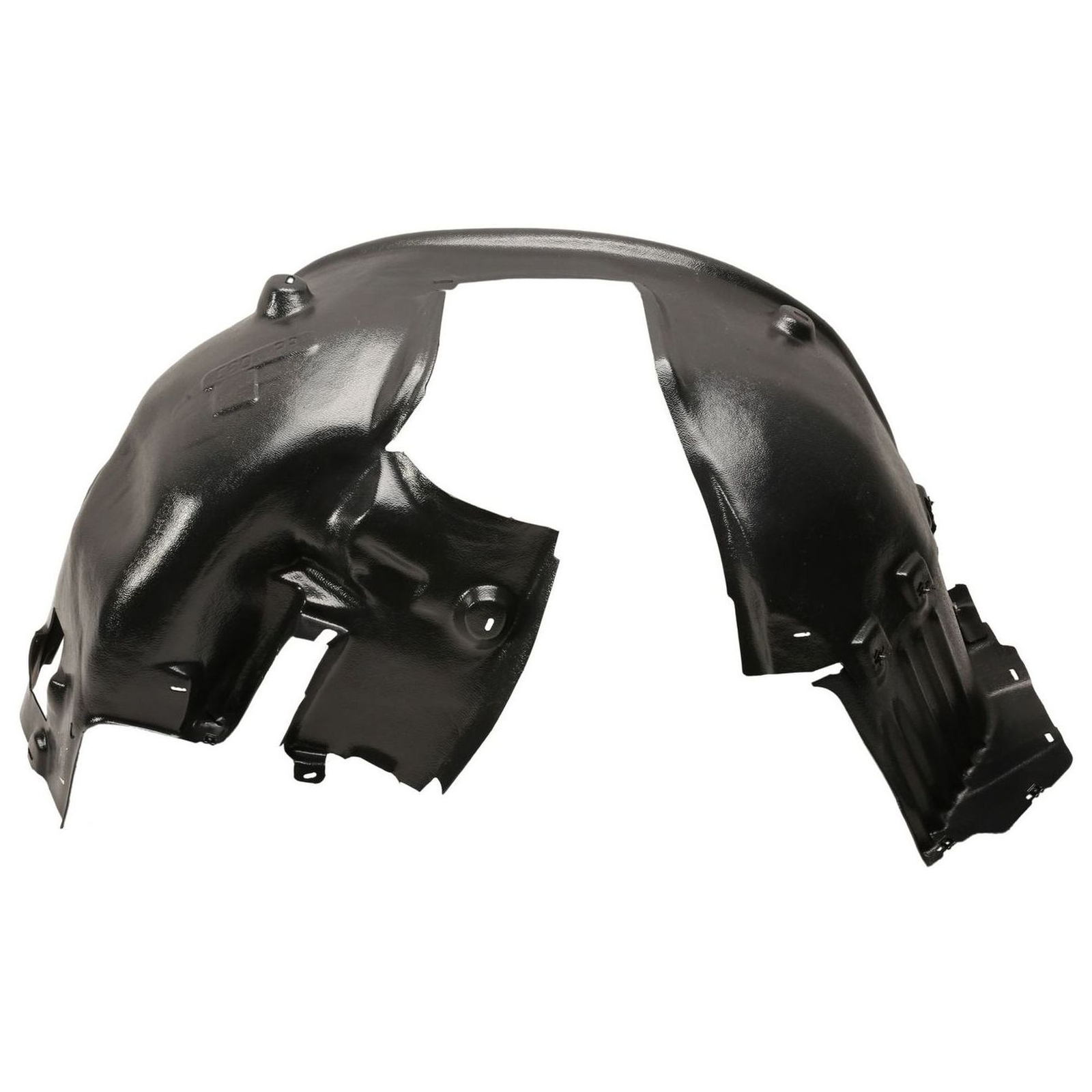 Doublure aile intérieure avant droit pour BMW E61 break de 2003 à 2010 en plastique noir
