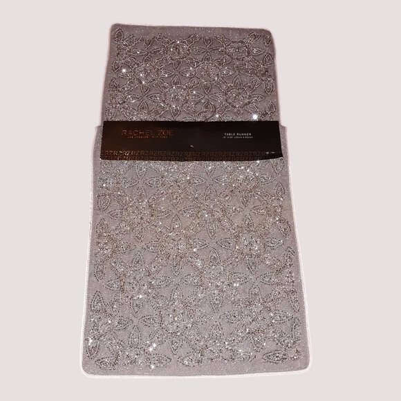 Corredor de mesa con cuentas Rachel Zoe - 13" X 36" Foto 3 de 4