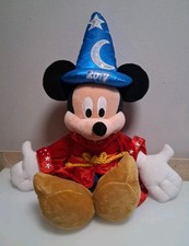 Mickey Mouse Plush Fantasia Sorcerer Wizard 19" Stuffed Toy Disney Parks 2017