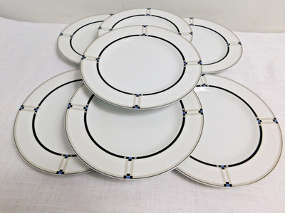 B8 - Studio Nova Mikasa Exhibition Salad Plates Lot of 7