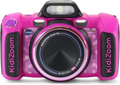 VTech KidiZoom Duo Camera FX Kids Digital Dual Camera, Pink