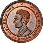 Abraham Lincoln No Submission To North Patriotic Civil War Token Mule R8 NGC — photo 2