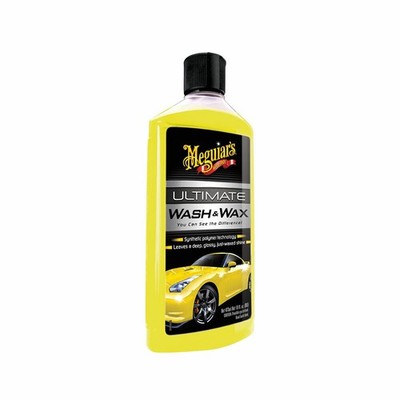 Meguiar s G17716EU Ultimate Wash & Wax, Wachs Shampoo, 473 ml