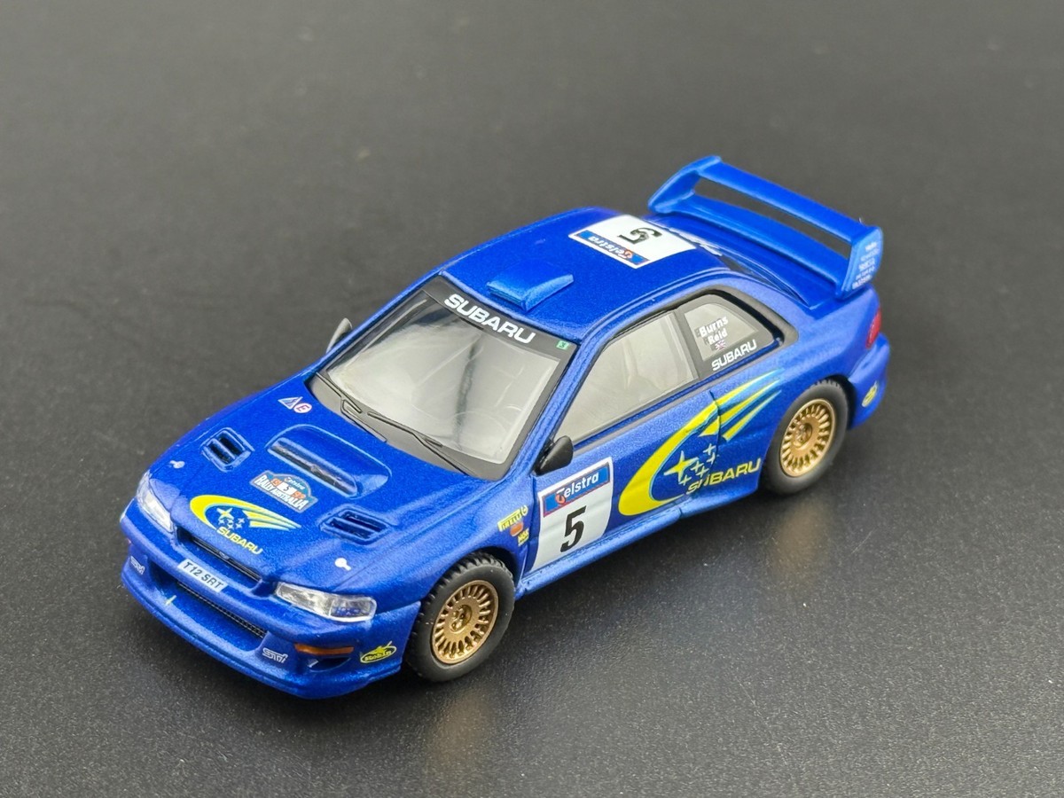 Mini GT Subaru Impreza WRC99 #5 R. Burns & R. Reid 1999 Australia
