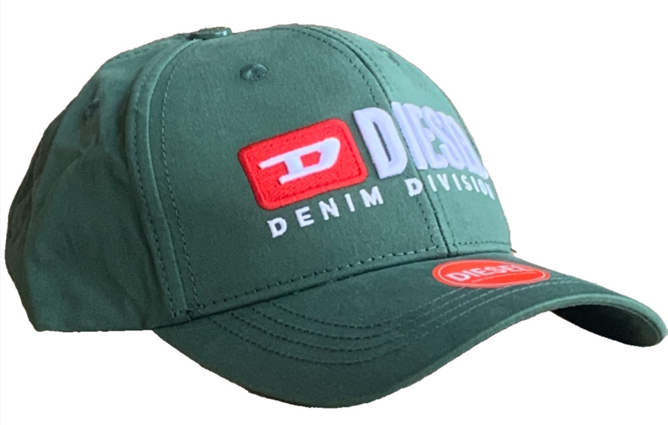 Only The Brave Denim Division Wintergreen Baseball cap w/White 3D embroidery