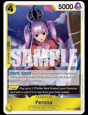 Perona OP14-111 One Piece CCG - OP14 The Azure Sea's Seven - NM - Foil