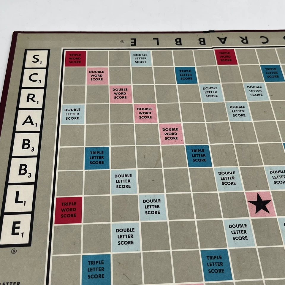 Vintage 1948 Scrabble Board.   Beautiful Condition Board Only DIY Crafter - Image 3 of 4