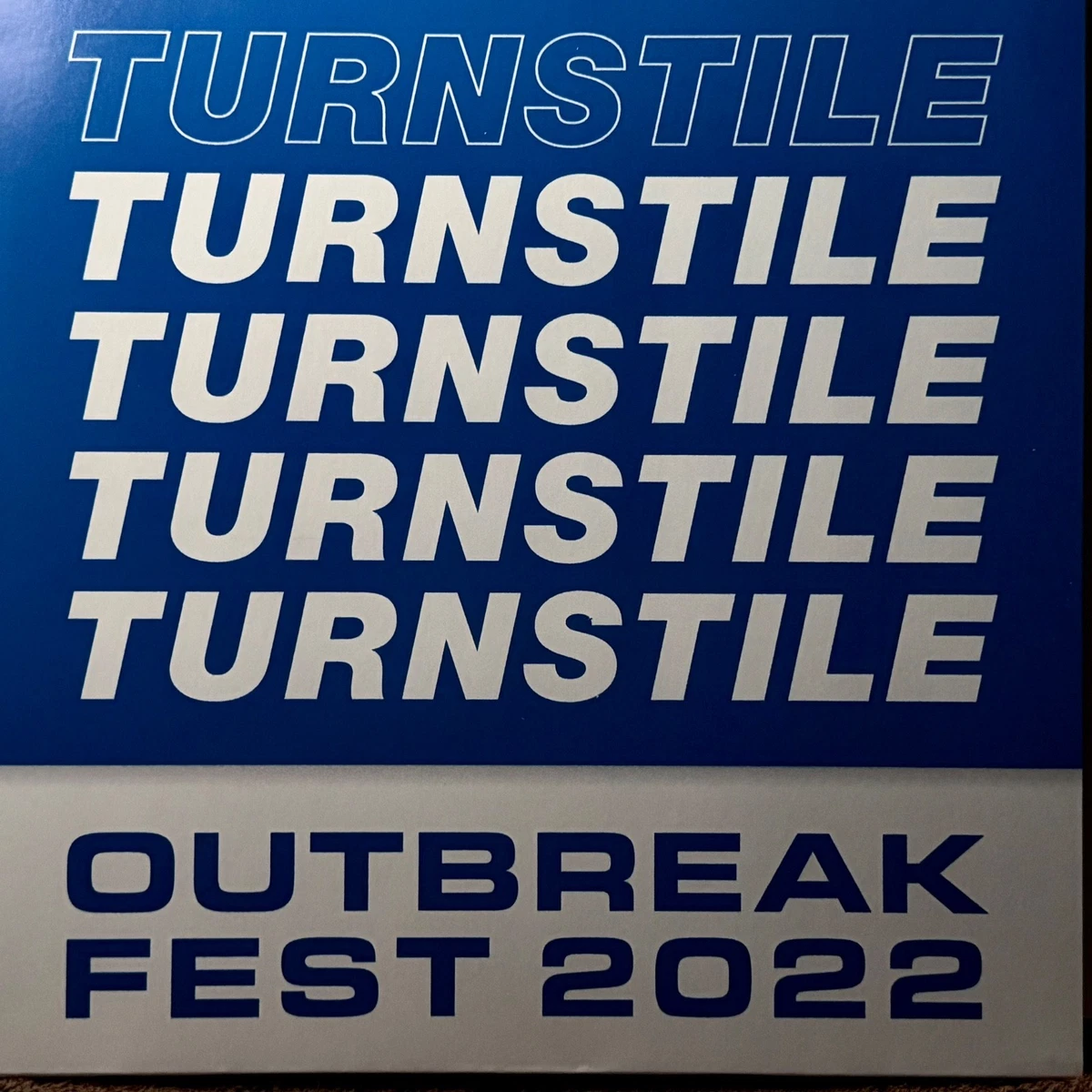 Turnstile Outbreak Fest 2022 LP White Vinyl Live Numbered Limited Edition NEW