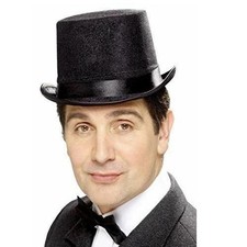 Tales of Old England Indestructible Black Top Hat Fancy Dress Accessory 