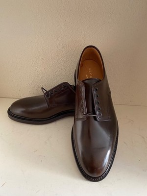 RALPH LAUREN x Crockett Jones Brown Shell Cordovan Leather‎ Sz 8 D Loafers Shoes Crockett & Jones for Ralph Lauren Shell Cordovan Marlow  main image 2