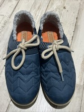 OLUKAI Loafers Womens Size 7 W Blue Mahiki Moonlit Ocean Shoes quilted sherpa