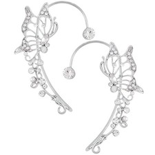 Klipp Ohrringe Ohrschmuck Damen Ohrmanschetten Mit Strasssteinen