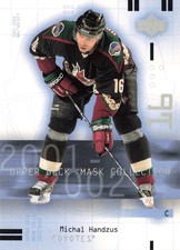 Michal Handzus Coyotes 2001-02 Mask Collection Upper Deck Insert #74