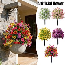 Faux Flowers for Home Decor Plastic Artificial Plant 45cm Multicolor